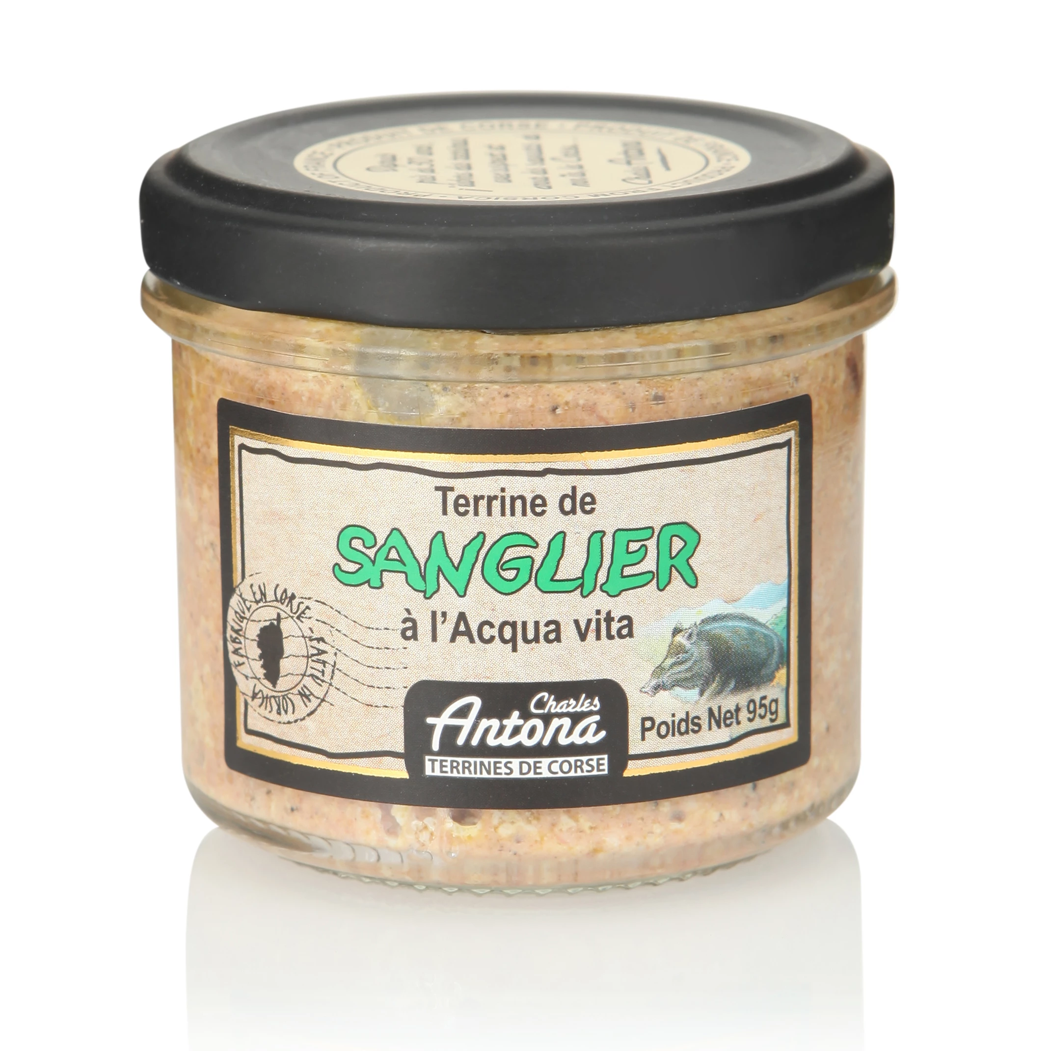 Sanglier Terrina Acqua Vita, 100g - CHARLES ANTONA