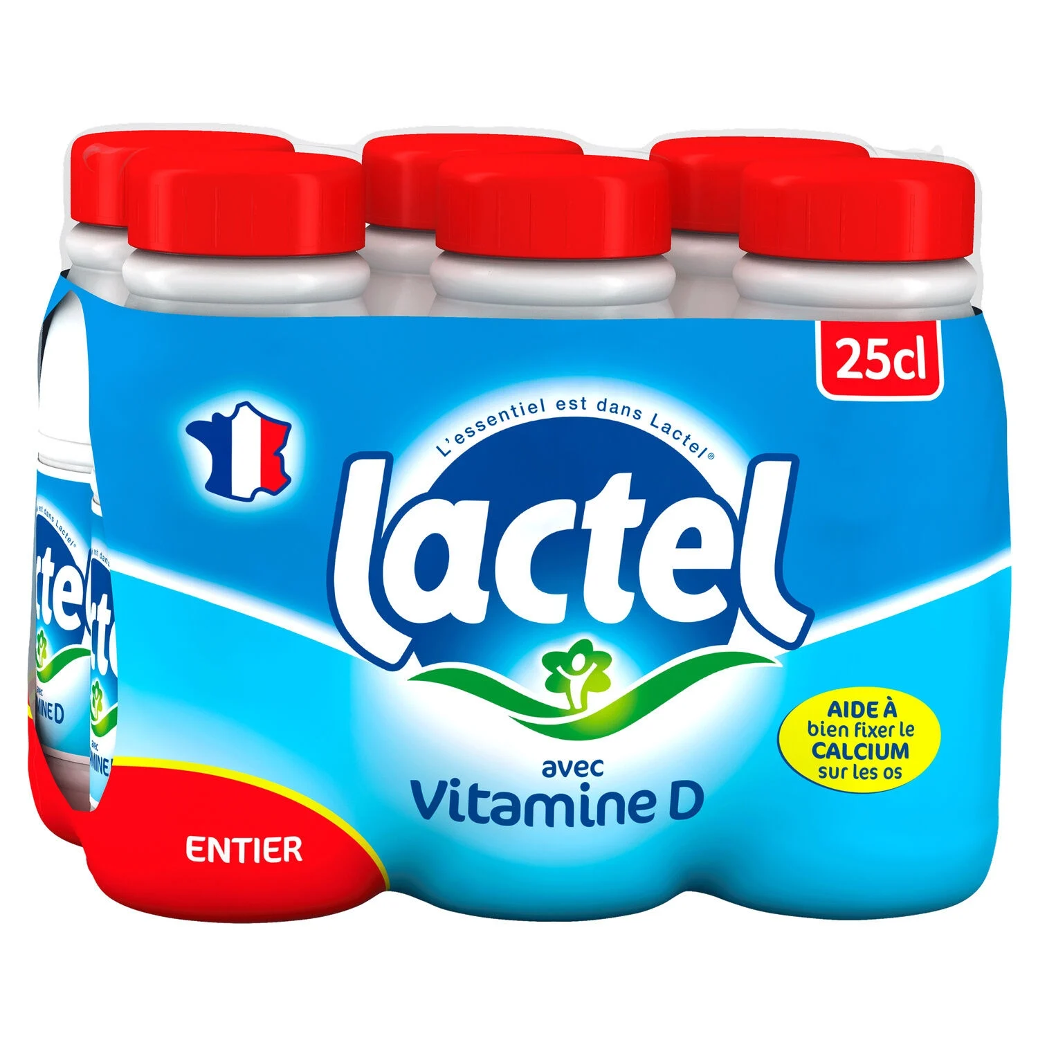 Leite Integral Uht Vitamina D 6x25cl - Lactel