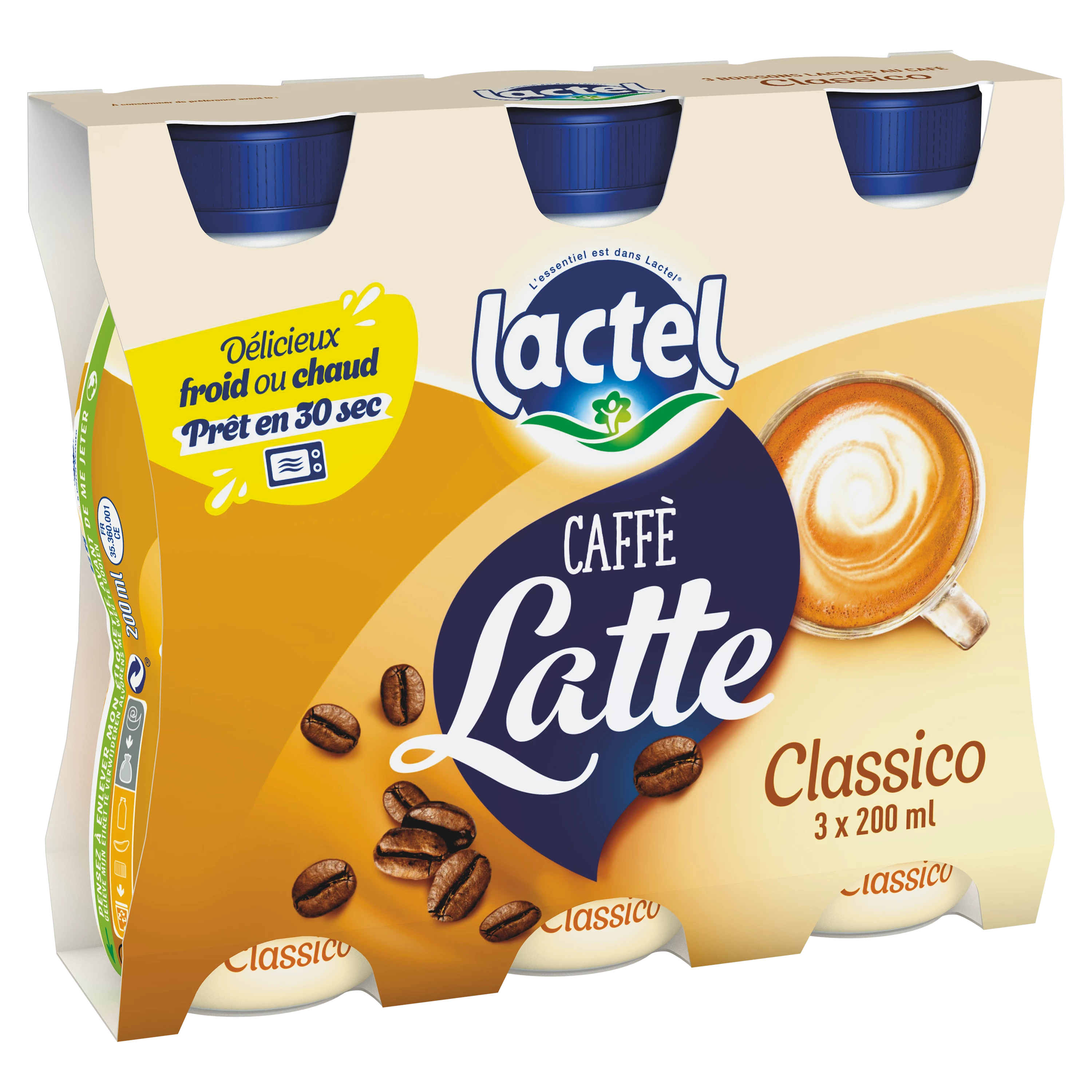 Lactel Cafe Latte Classic3x200
