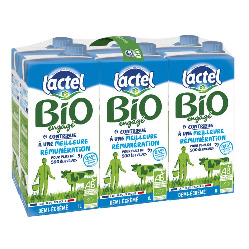 Lactel Bk Slim Bio 1/2ecr.6x1l