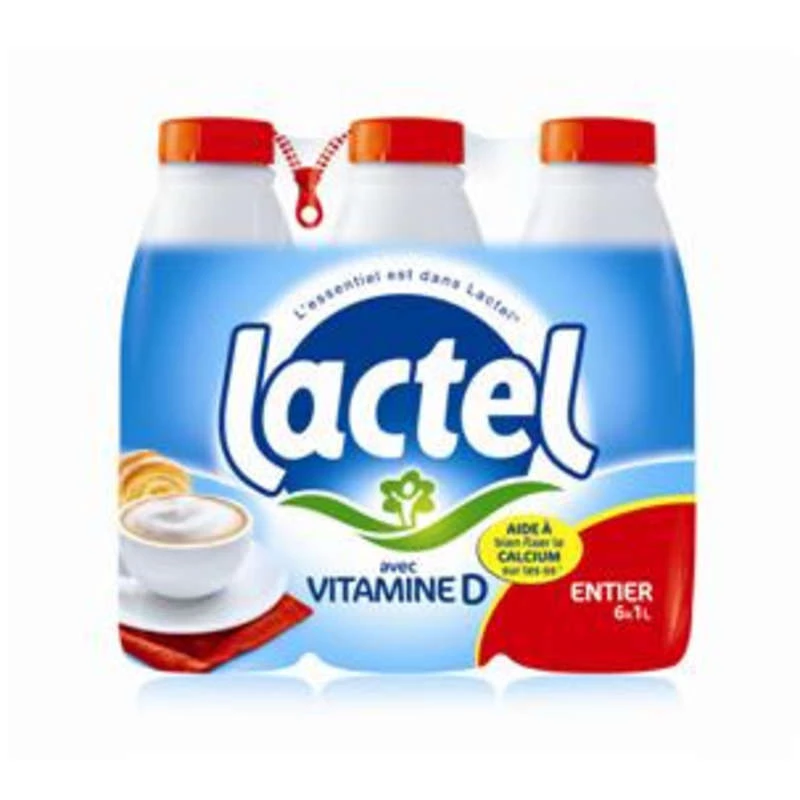 Leche entera 6x1L - LACTEL
