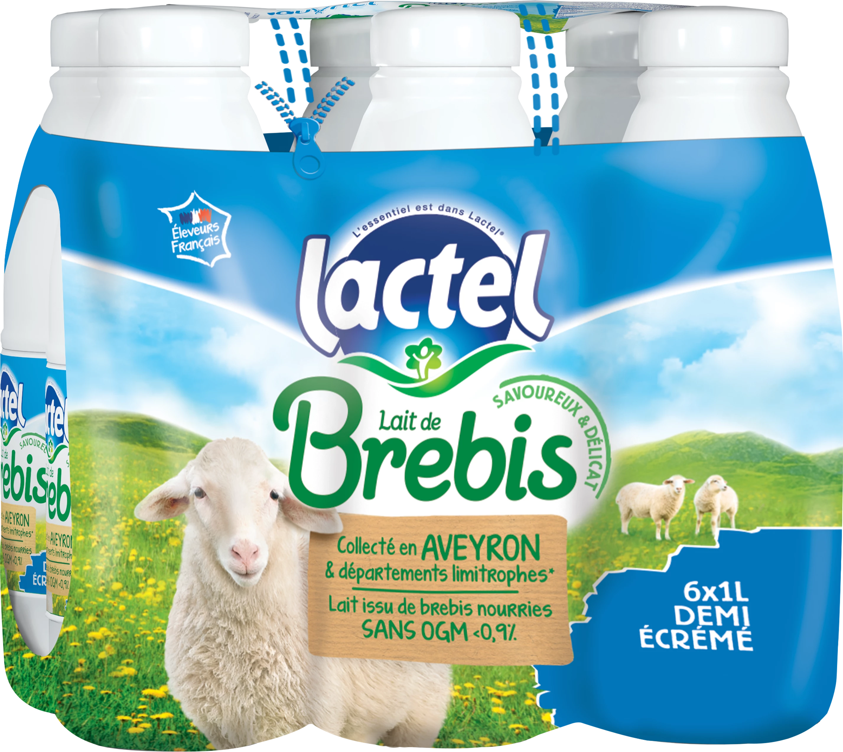 Lactel Lt Brebis 1 2ecr Bp 6x