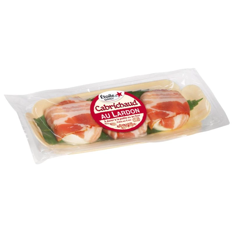 Fromage de chèvre Cabrichaud au lardon 3x120g - ÉTOILE DU QUERCY
