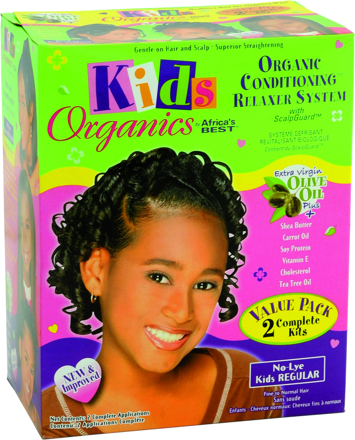 Kit Defrisant Kids Organics Tp 6 X 1 Stk - Africa's Best