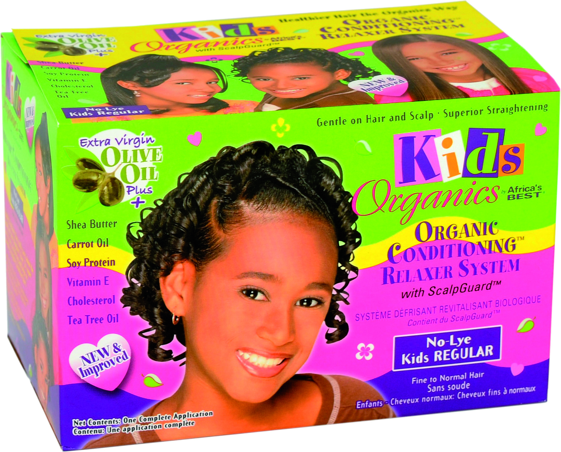 Kit Desfrisante Kids Org. Normal 12 X 1 Pçs - O Melhor da África