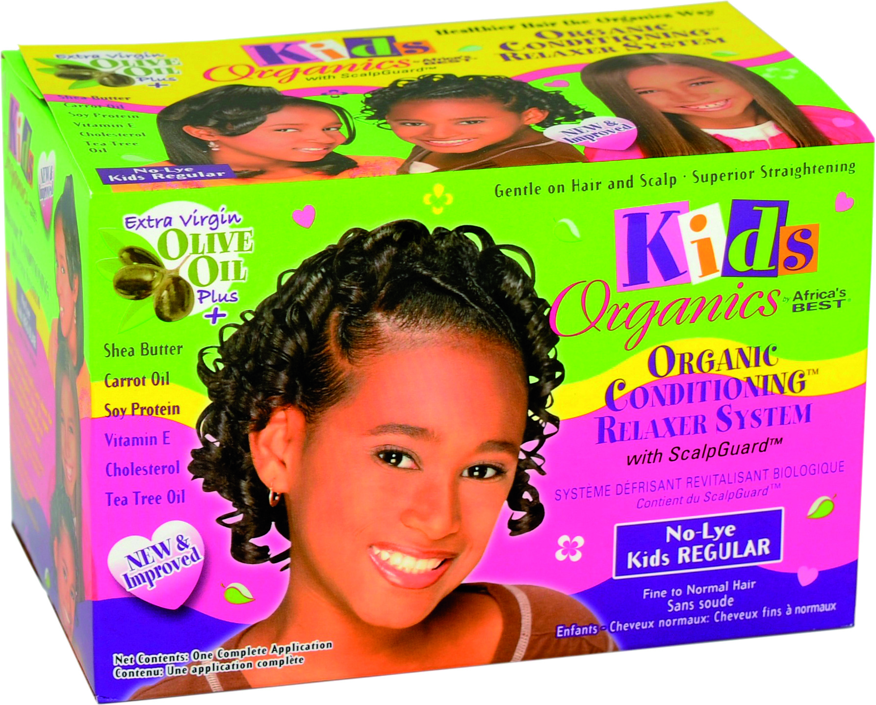 Kit Defrisante Kids Org. Normal 12X1 Peças - Africa's Best