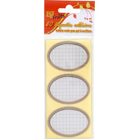 30 Etiquettes Adhesives