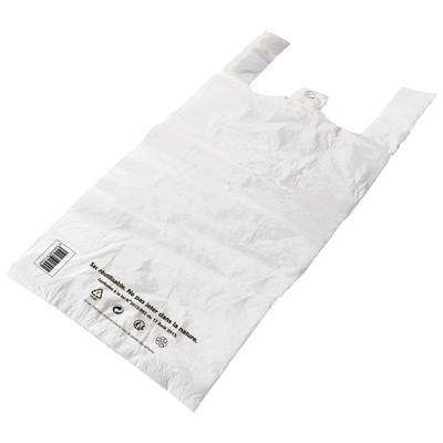 Sac Bretel.50µ 25l Blanc