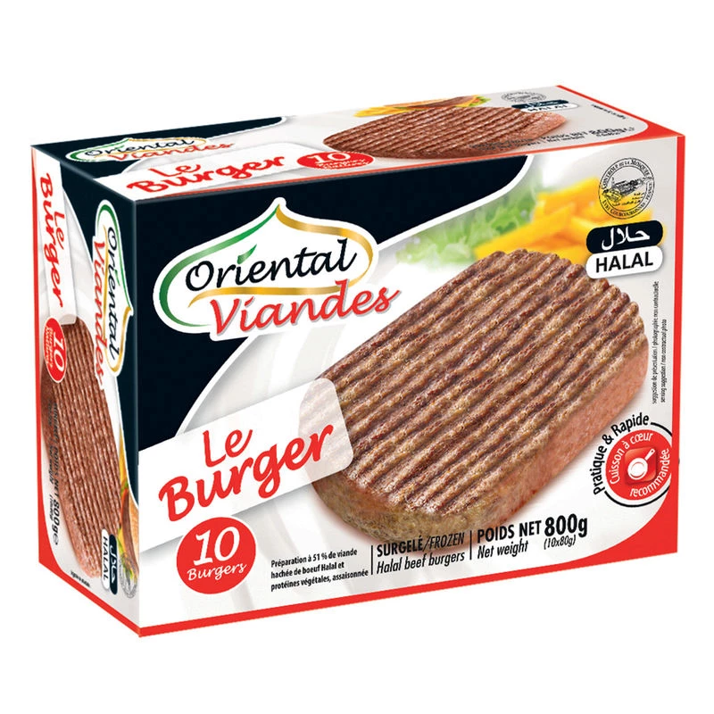Beefburger Halal 20 Mg 10x80g