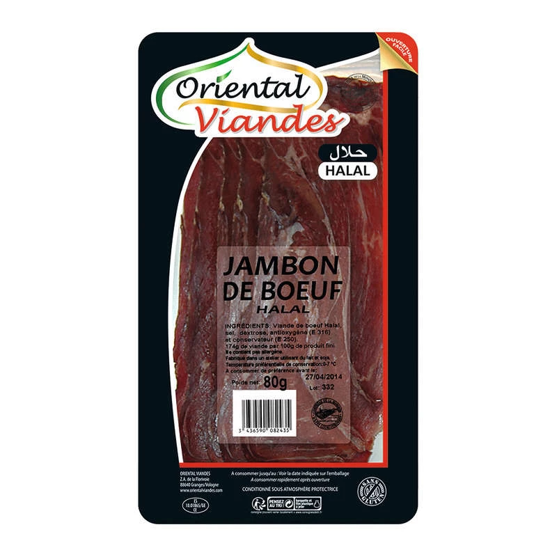 Jbon Sec Boeuf Halal 80g