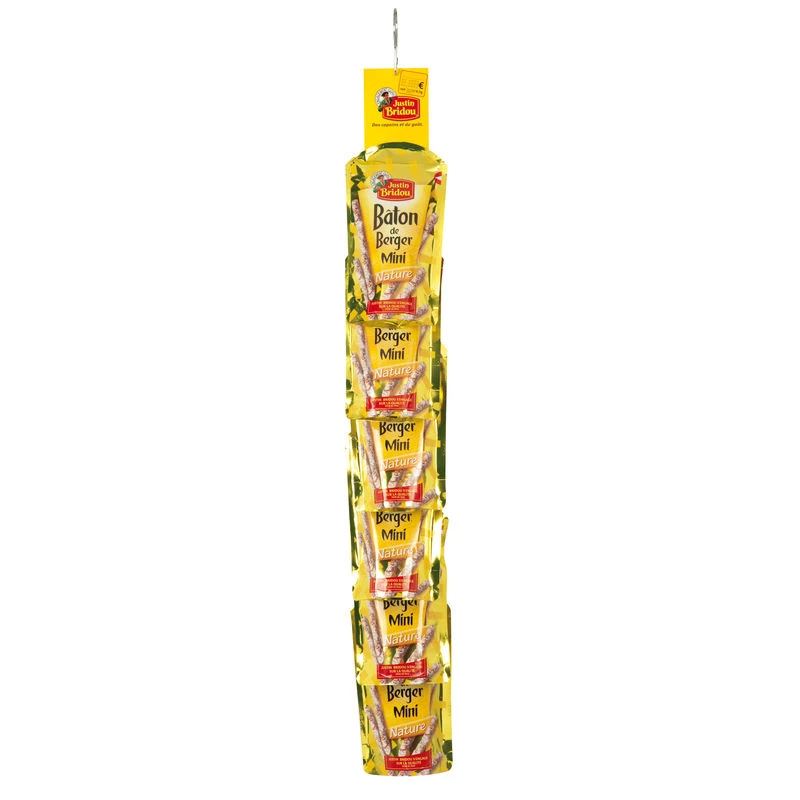 Mini Nature Droge Worst, 80g - JUSTIN BRIDOU