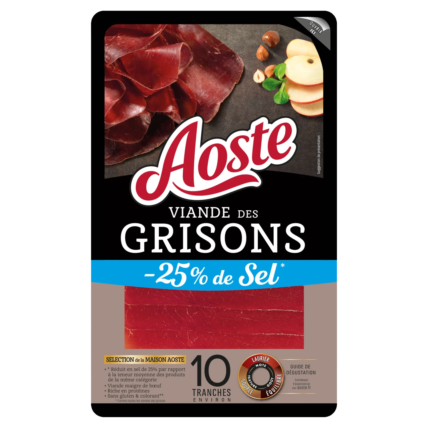 Viande Des Grisons, 70g - AOSTE