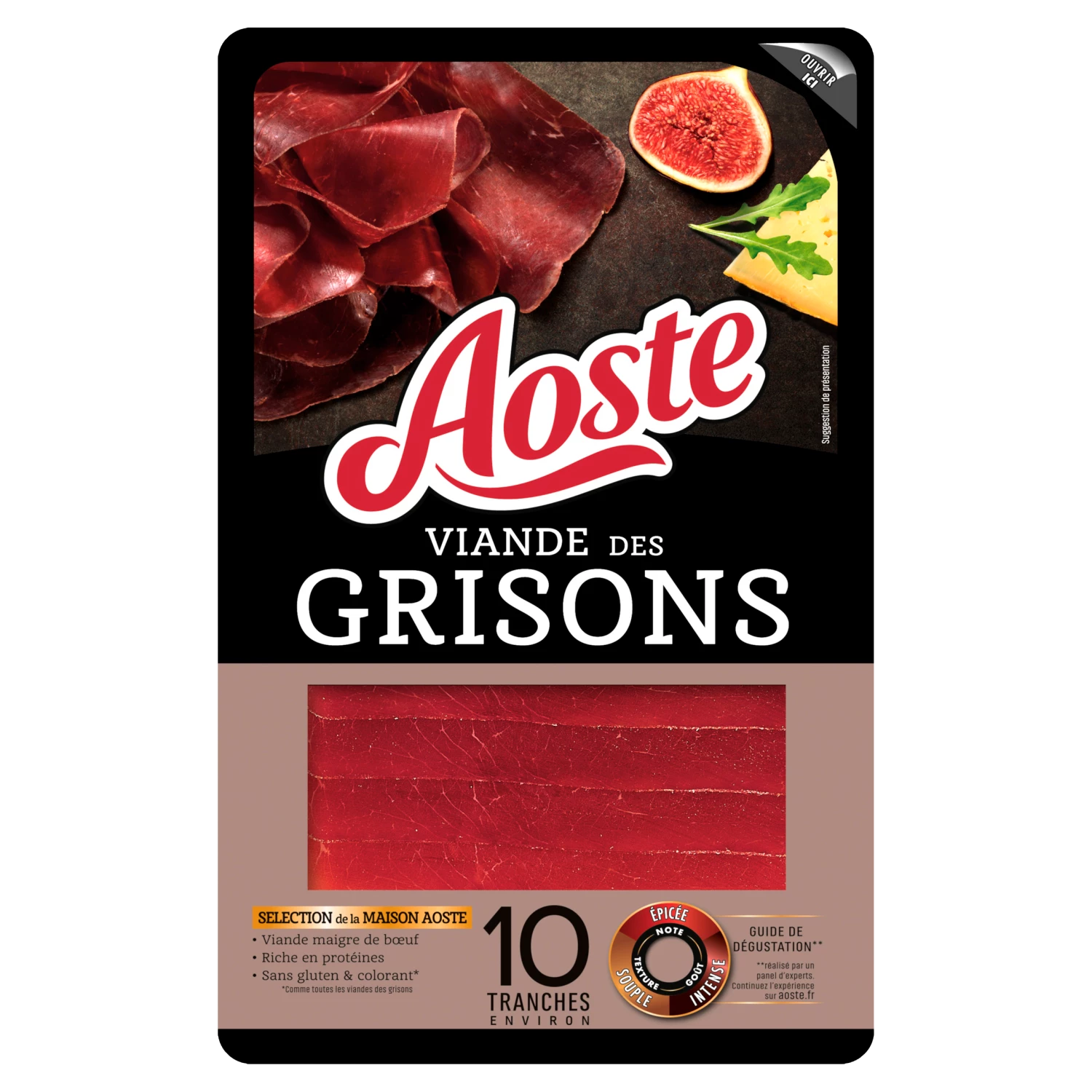 Viande Des Grisons, 70g - AOSTE