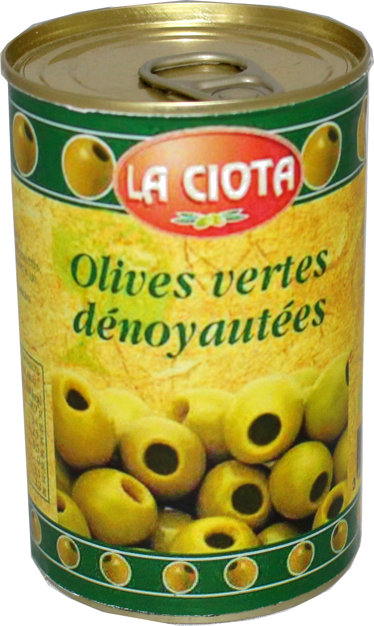 Зеленые оливки без косточек 120г - LA CIOTAT