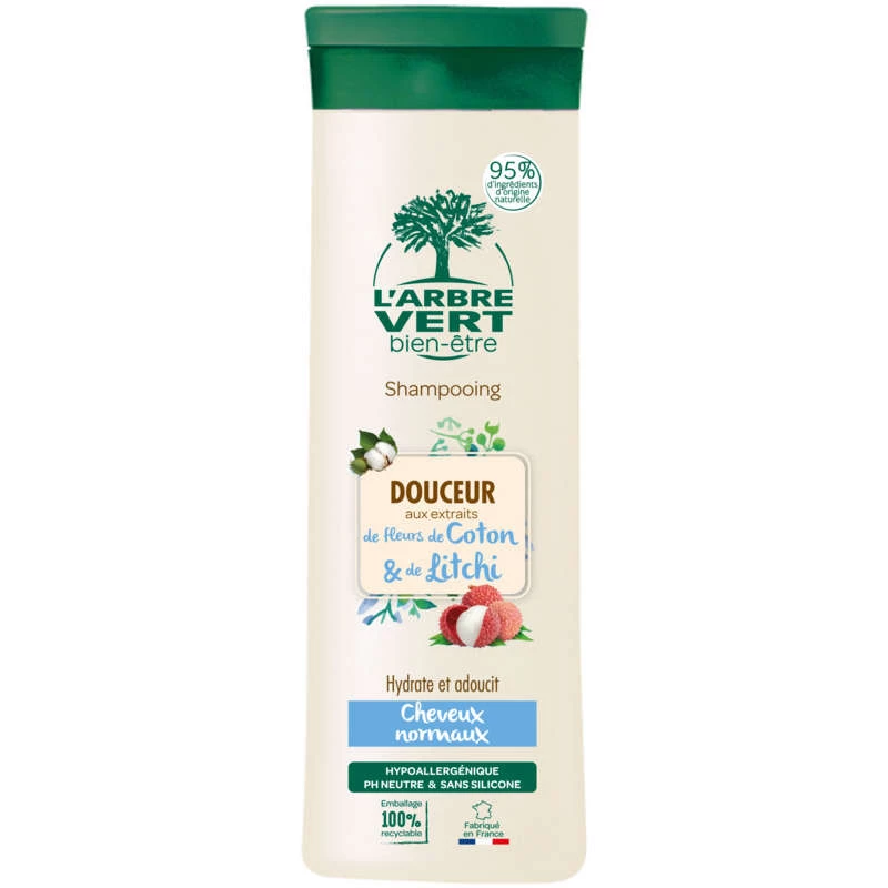 Zachte shampoo voor normaal haar 250ml - L'ARBRE VERT