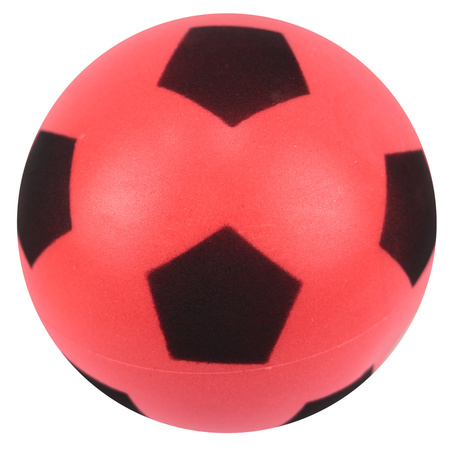 Ballon Football Mousse Rouge
