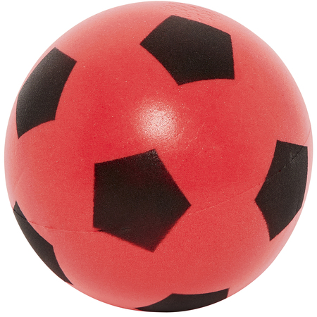 Ballon Football Mousse Rouge