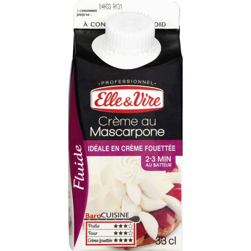 Crème au Mascarpone 33cl - ELLE & VIRE