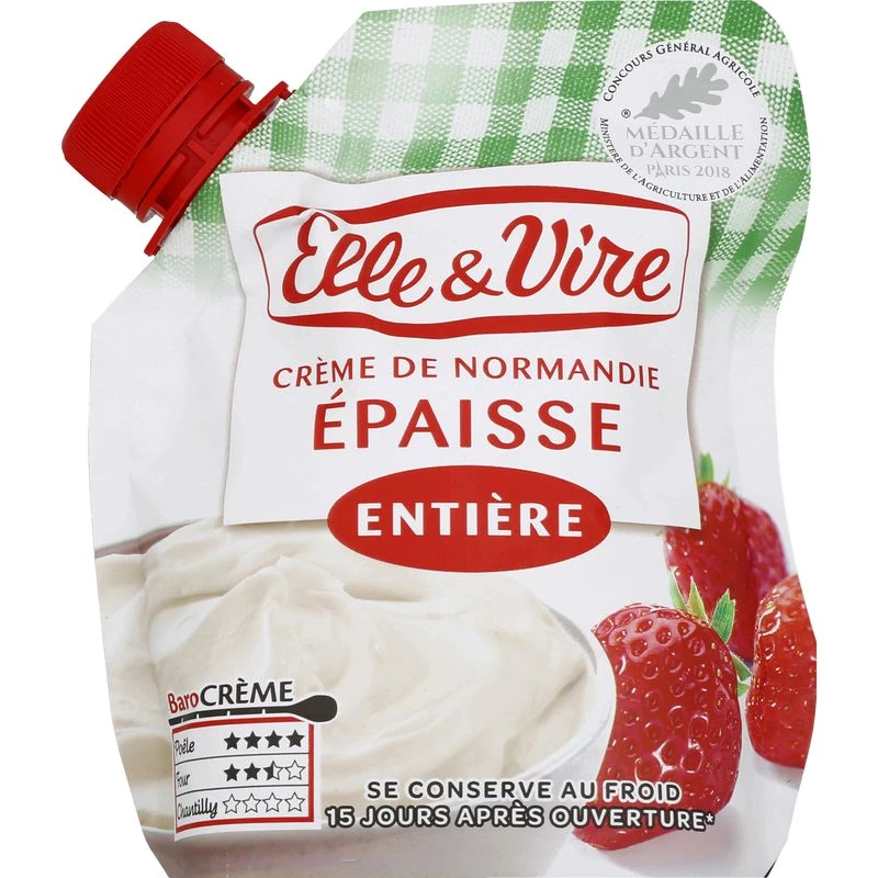 Thick fresh cream 30% 33cl - ELLE & VIRE