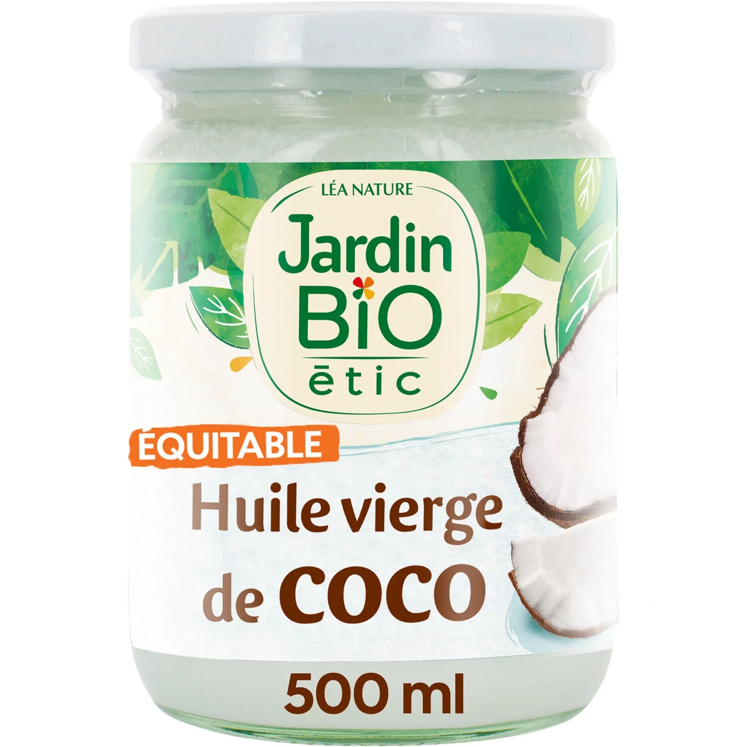 Organic coconut oil 500ml - Jardin Bio Etic