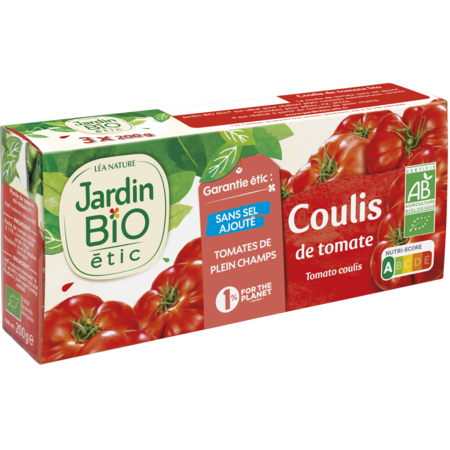 Coulis Tomate Bio 3x200g Jb
