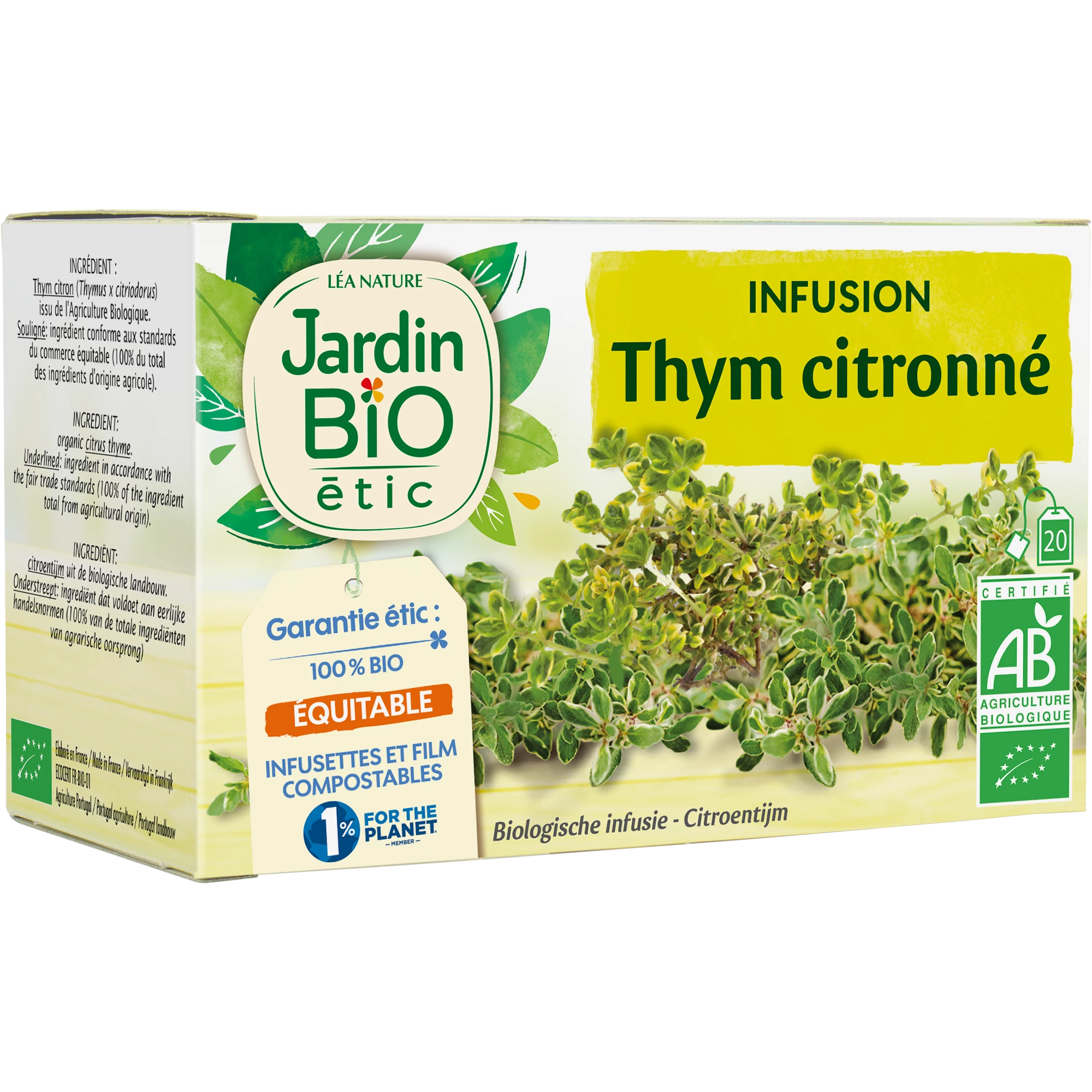 Infu Thym Citronne Bio 30g