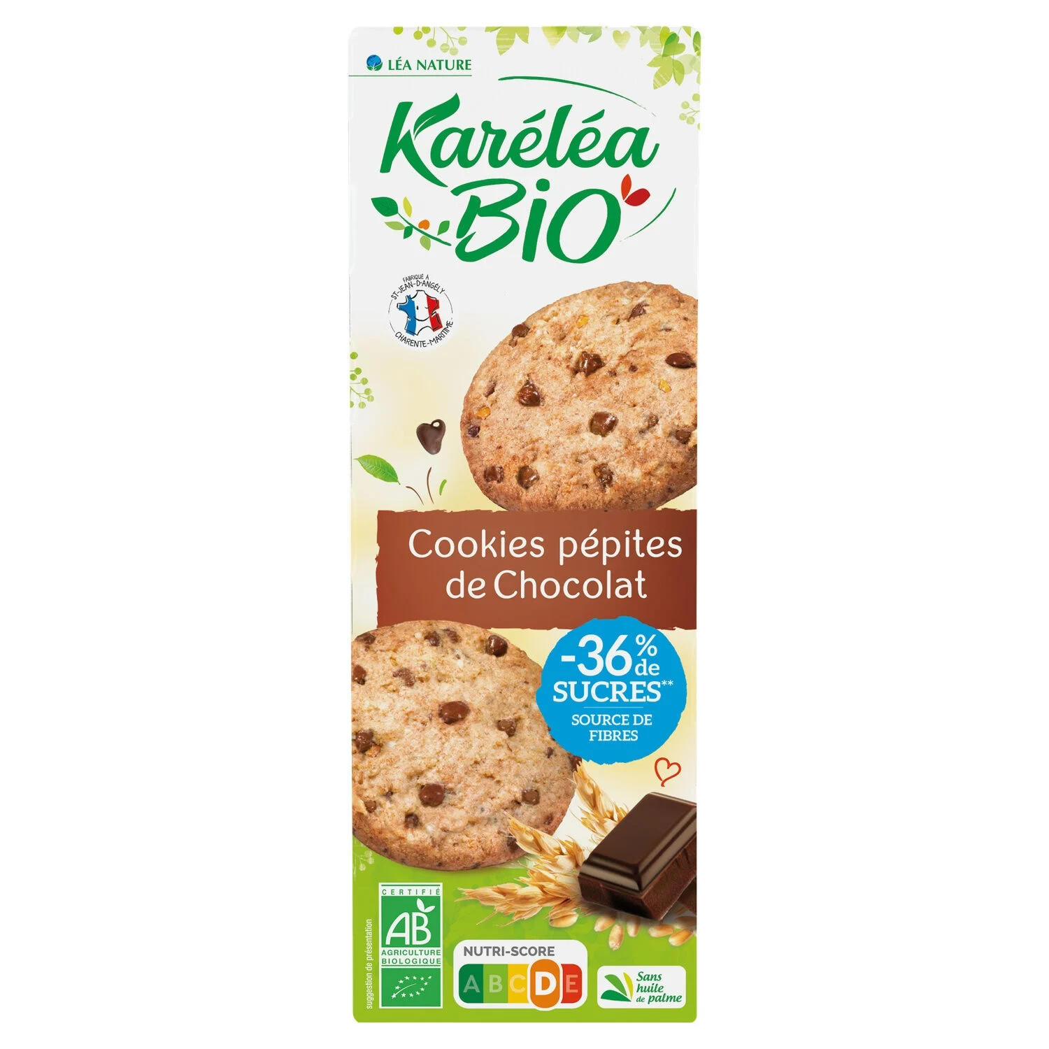Organic Chocolate Chip Cookies 175g - Karelea