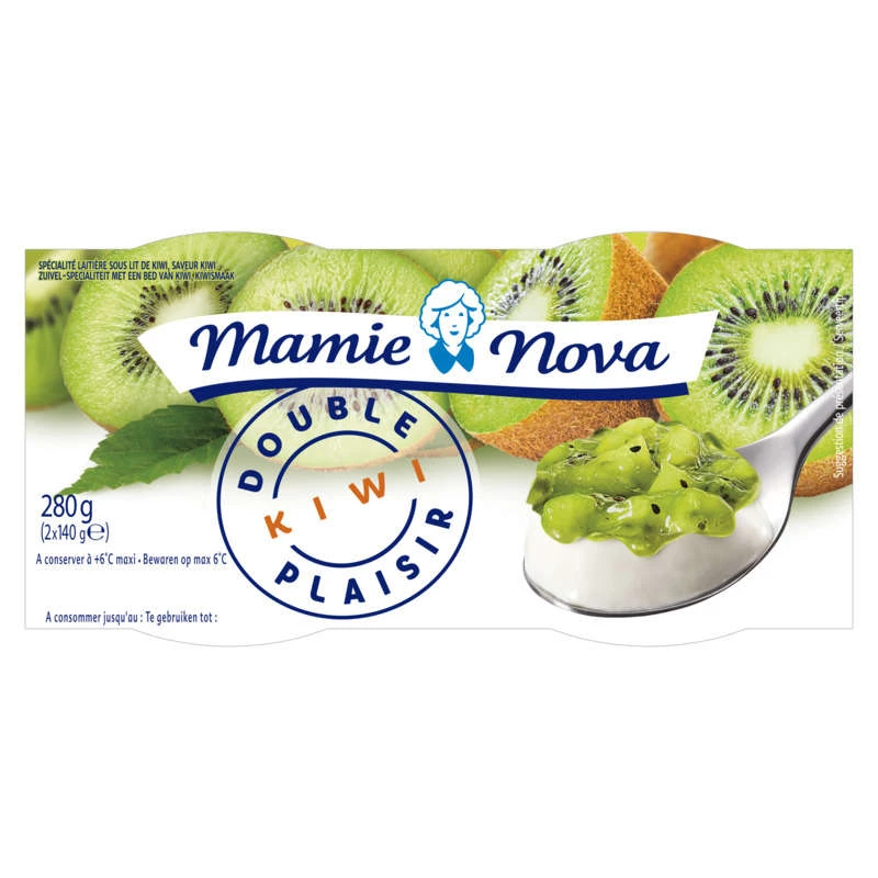 Mn Double Plaisir Kiwi 2x140g