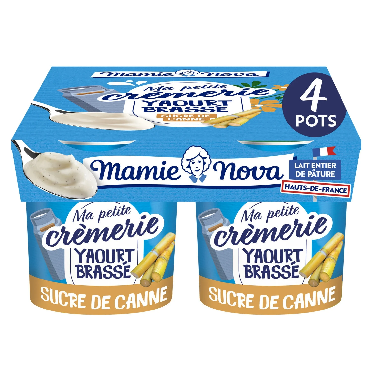 Joghurt gebrühter Zucker 135x4