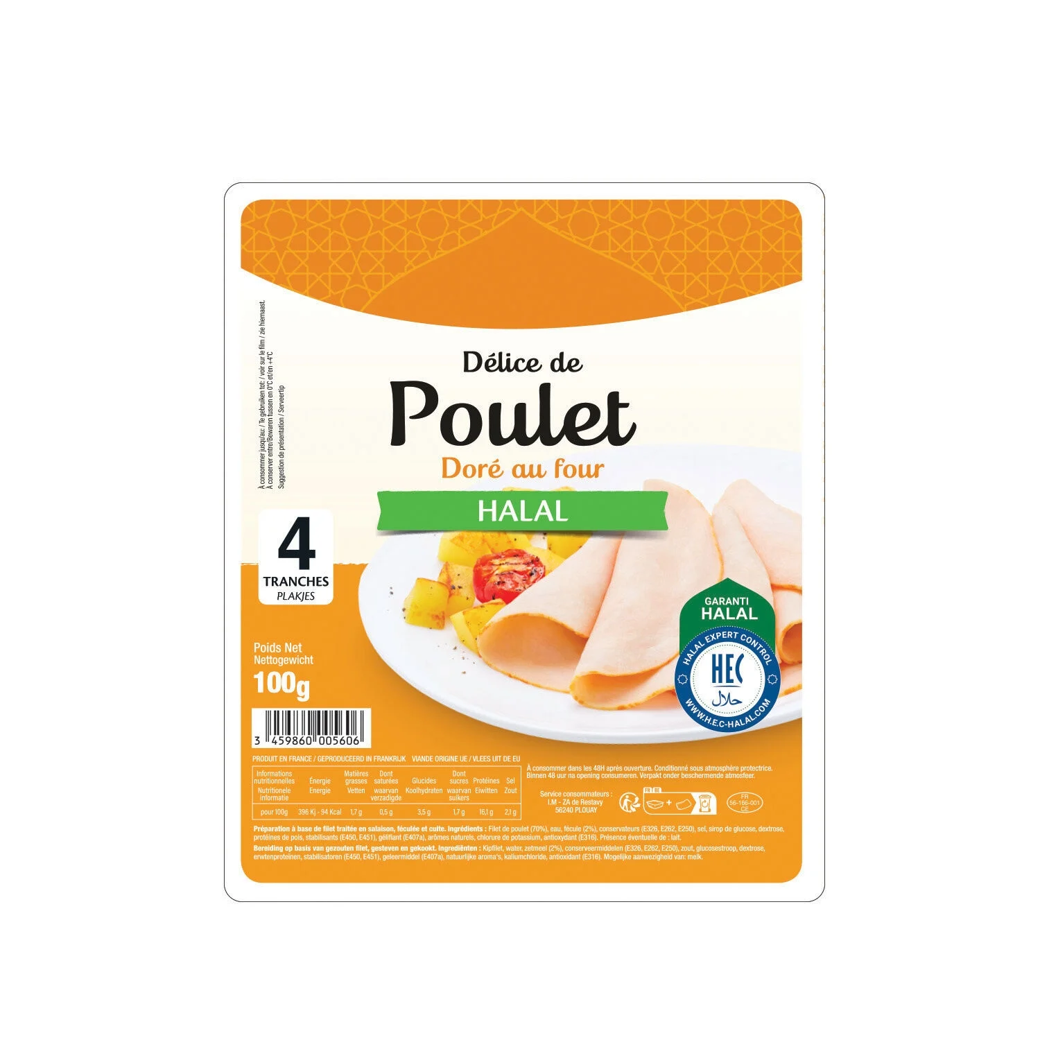 Pp 100g Delice Plt Dore Four