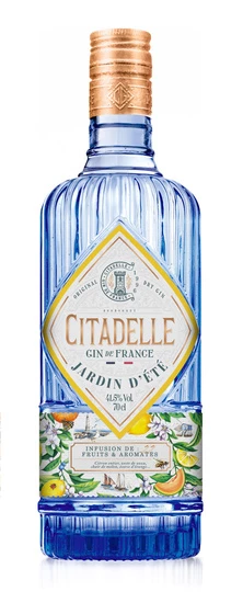 Gin de France jardin d'été, 41,5°, bouteille de 70cl, CITADELLE