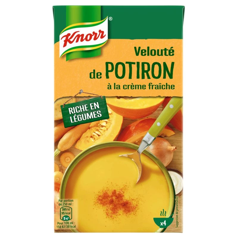 Velouté de potiron/ crème fraîche 1L - KNORR