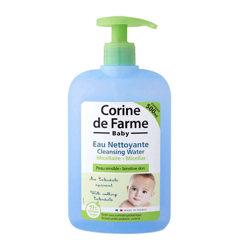 Eau micellaire nettoyante 500ml - CORINE DE FARME
