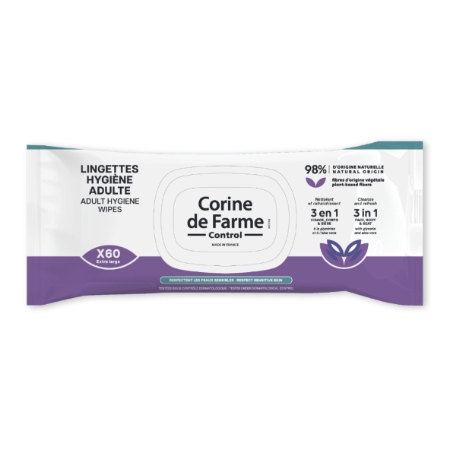 Lingettes Hygiene Adulte X60