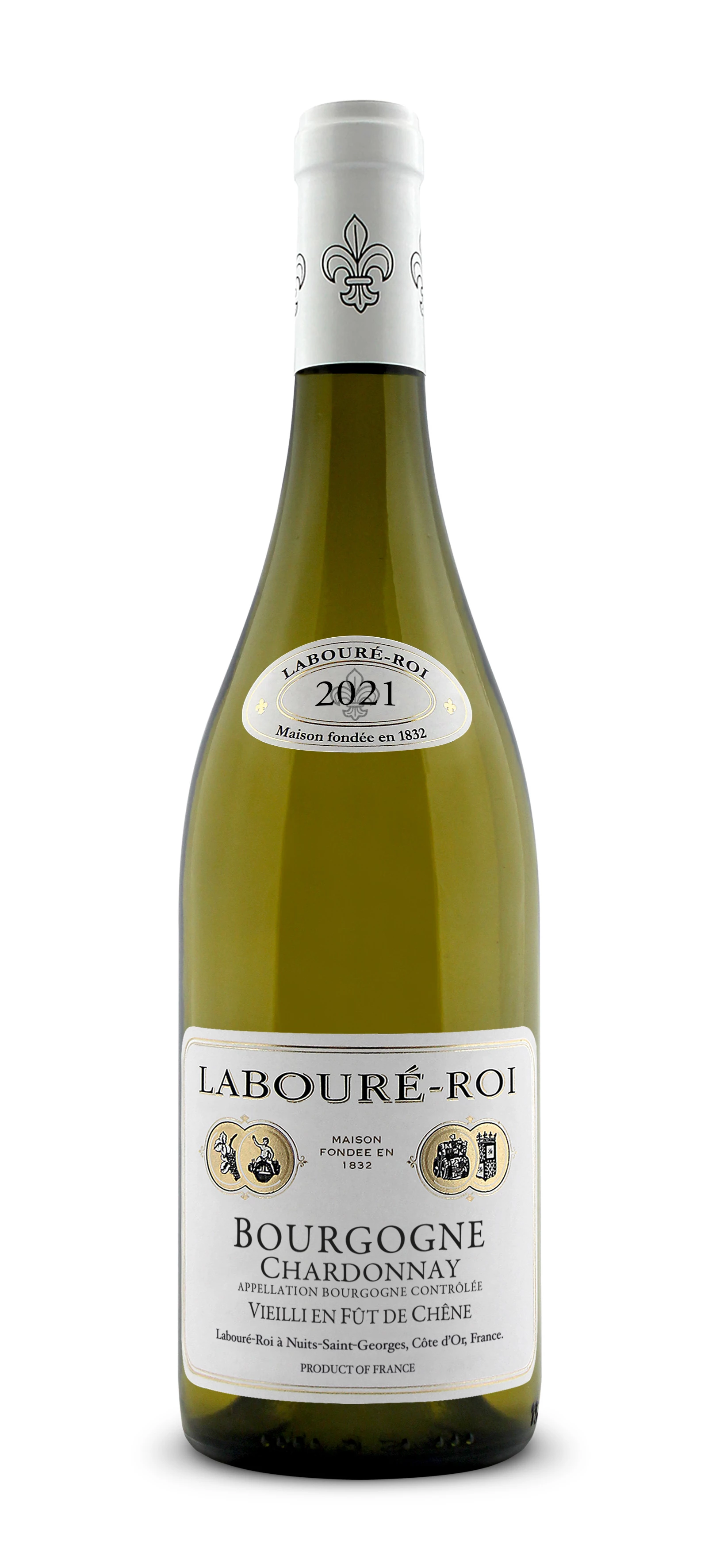 Vin de Bourgogne Chardonnay 13% 75cl -  LABOURÉ-ROI