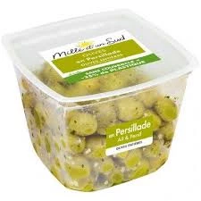 Whole And Sweet Parsley Olives Garlic And Parsley 400 G - Mille Et Un Sud