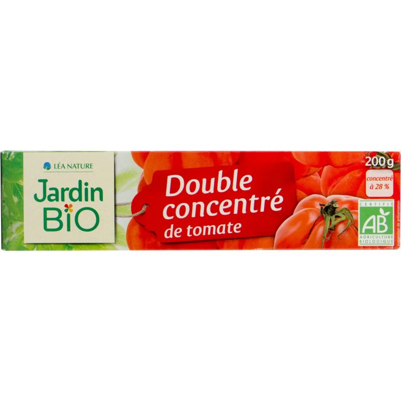 Concentrado de tomate doble ecológico 200ml - JARDIN Bio