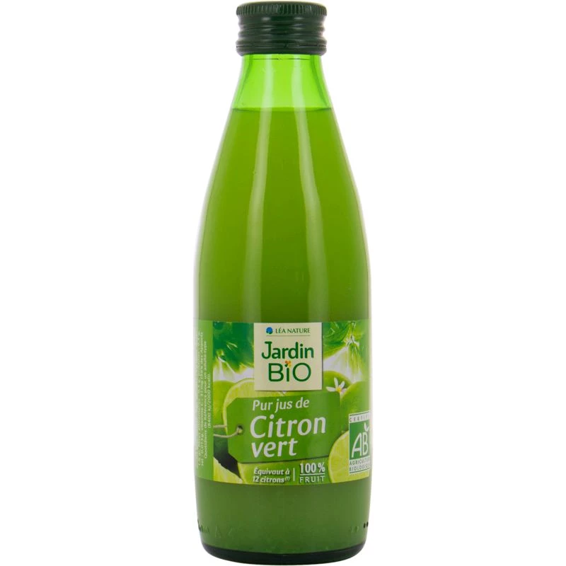 Pure organic lime juice 25cl - JARDIN BIO