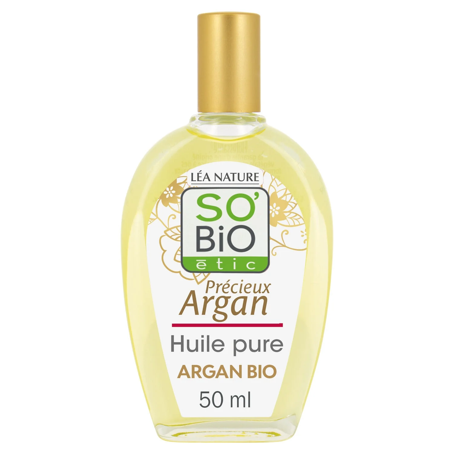 Huile pure d'argan Bio 50ml, SO Bio ETIC