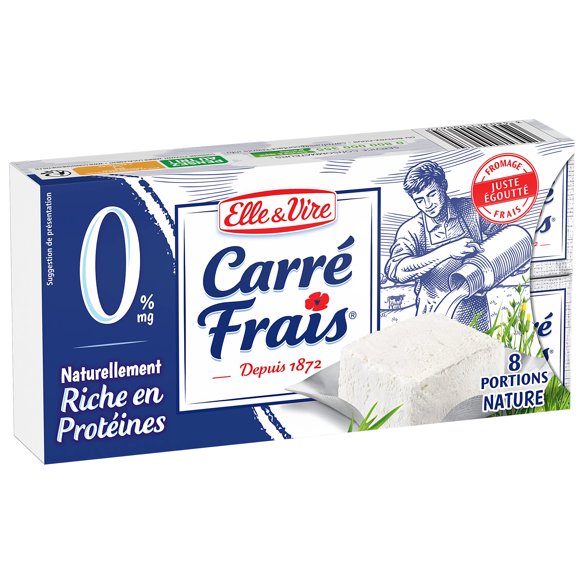 Carre Frais 0 8p 200g