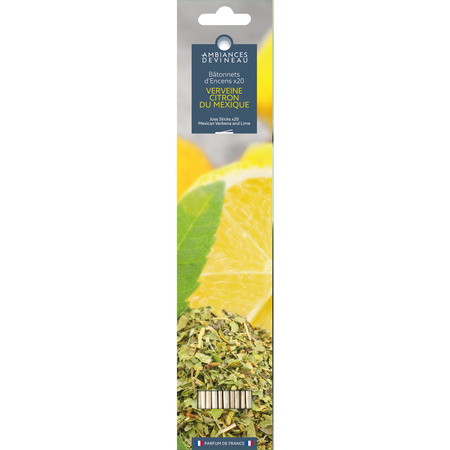 20 Bat Encens Verveine Citron