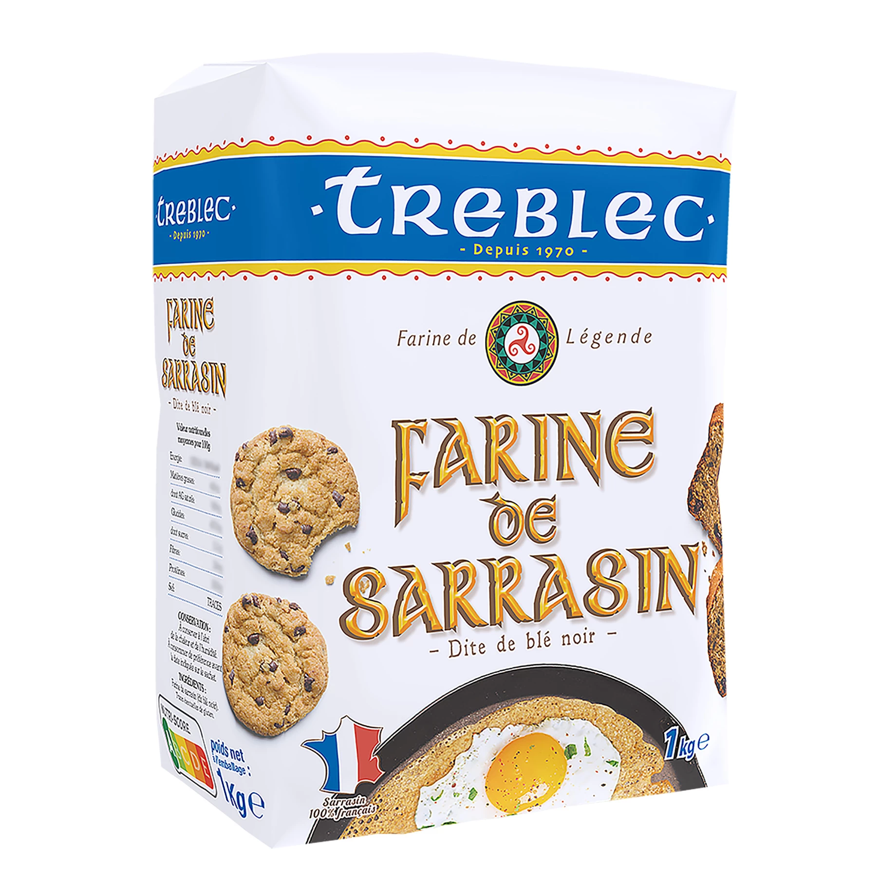 Treblec Farine Ble Noir 1kg