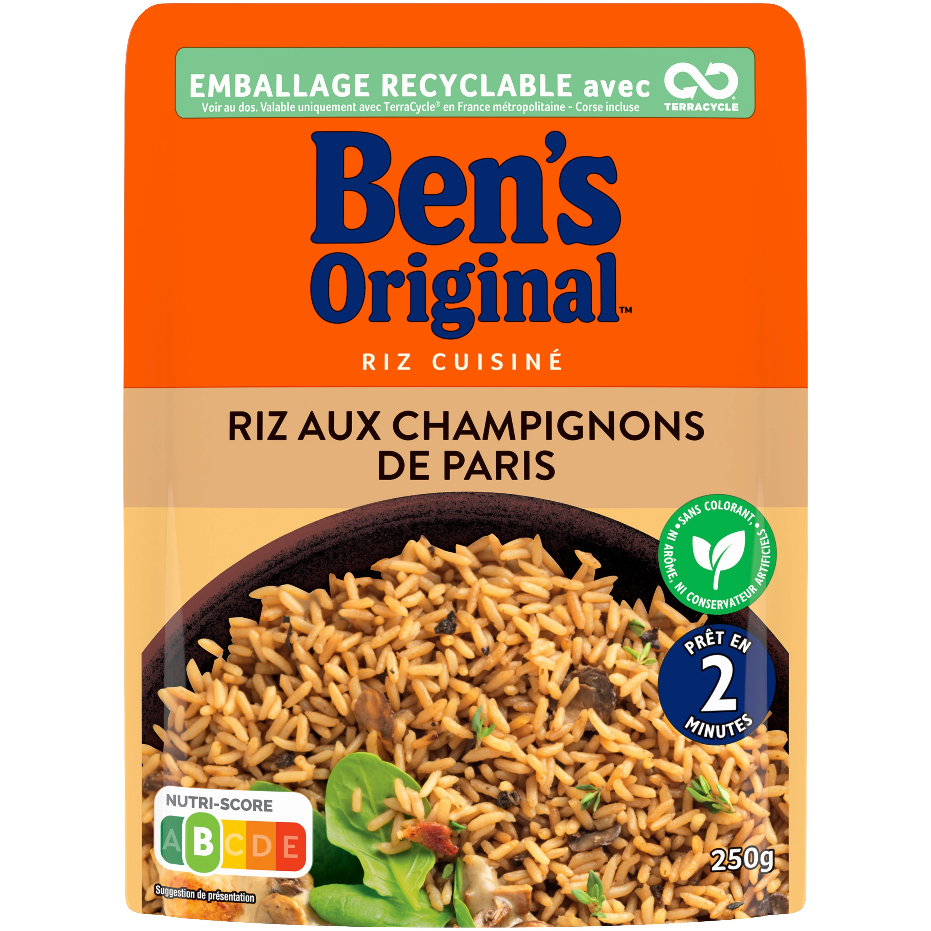 Riz Aux Champignons, 250g - BEN'S Original