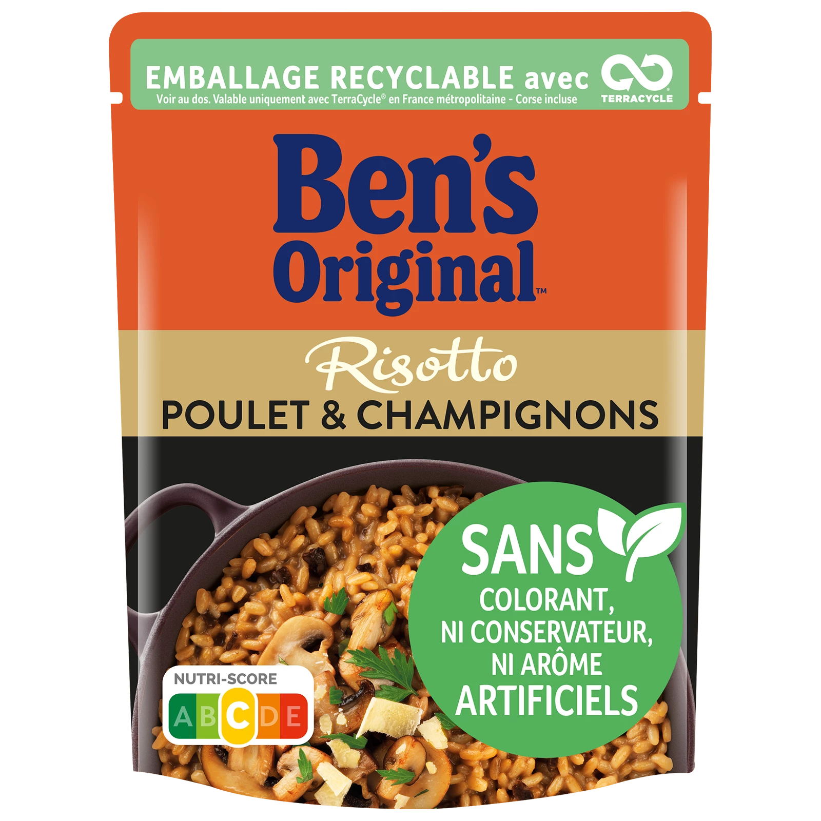 Riz Risotto Poulet & Champignons, 250g - BEN'S Original