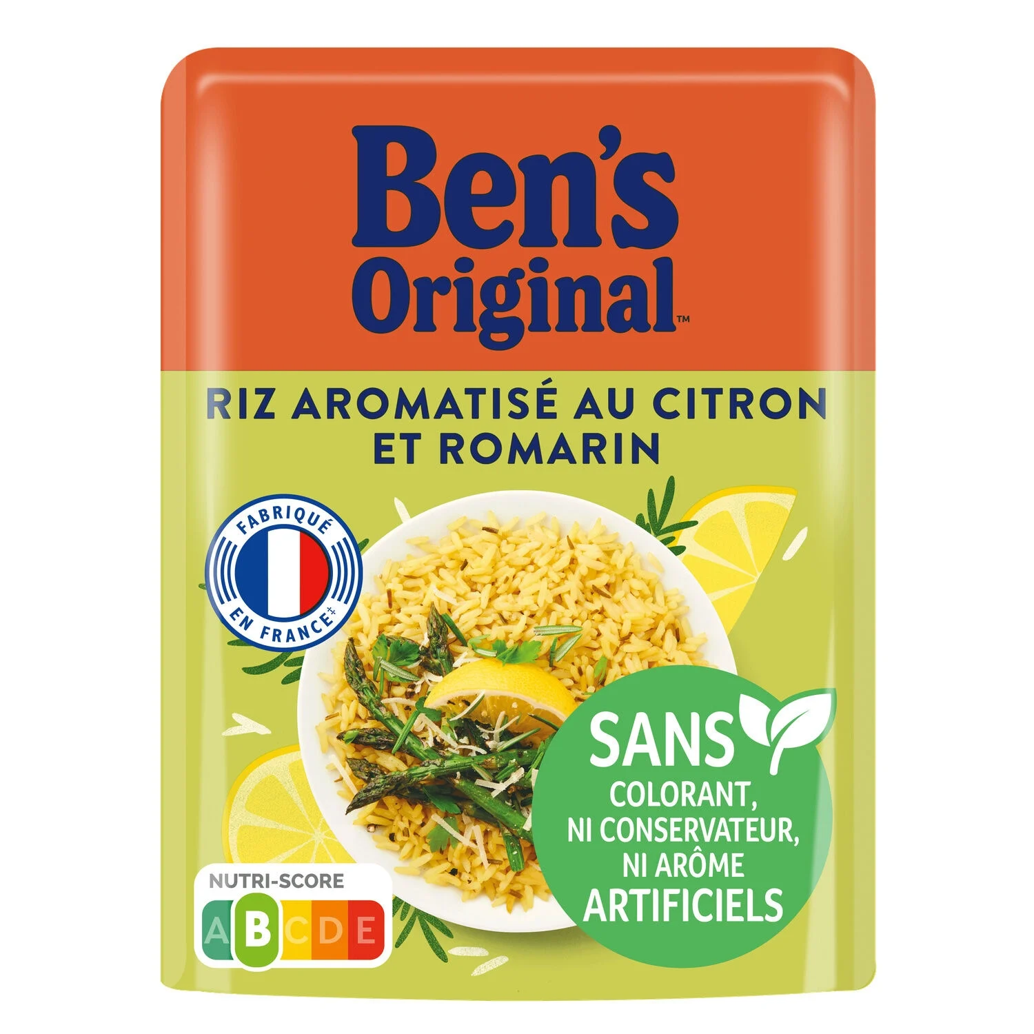 Lemon & Romarin 220G express microwave rice - Ben's Original
