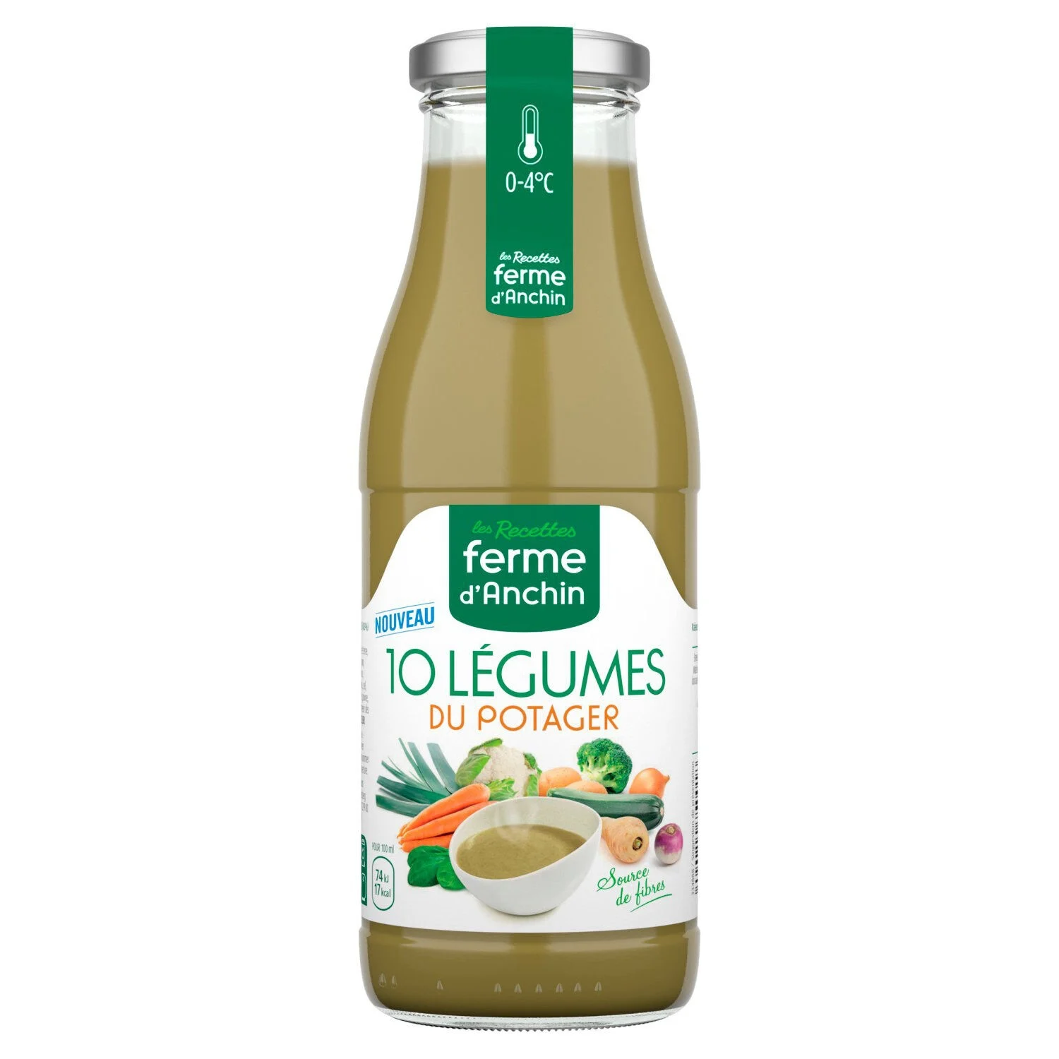 47 5cl Soup 10 Vegetables Lfa - FERME D'ANCHIN
