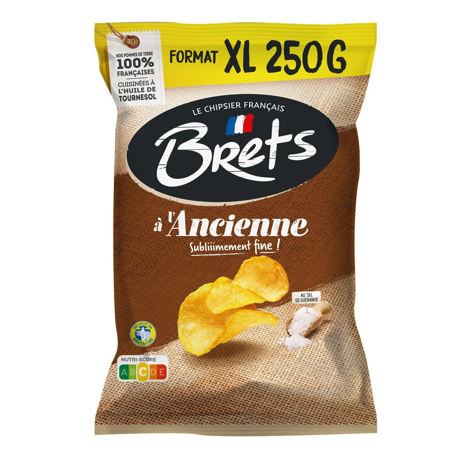 Old salt chips of Guérande 250g - Bret's