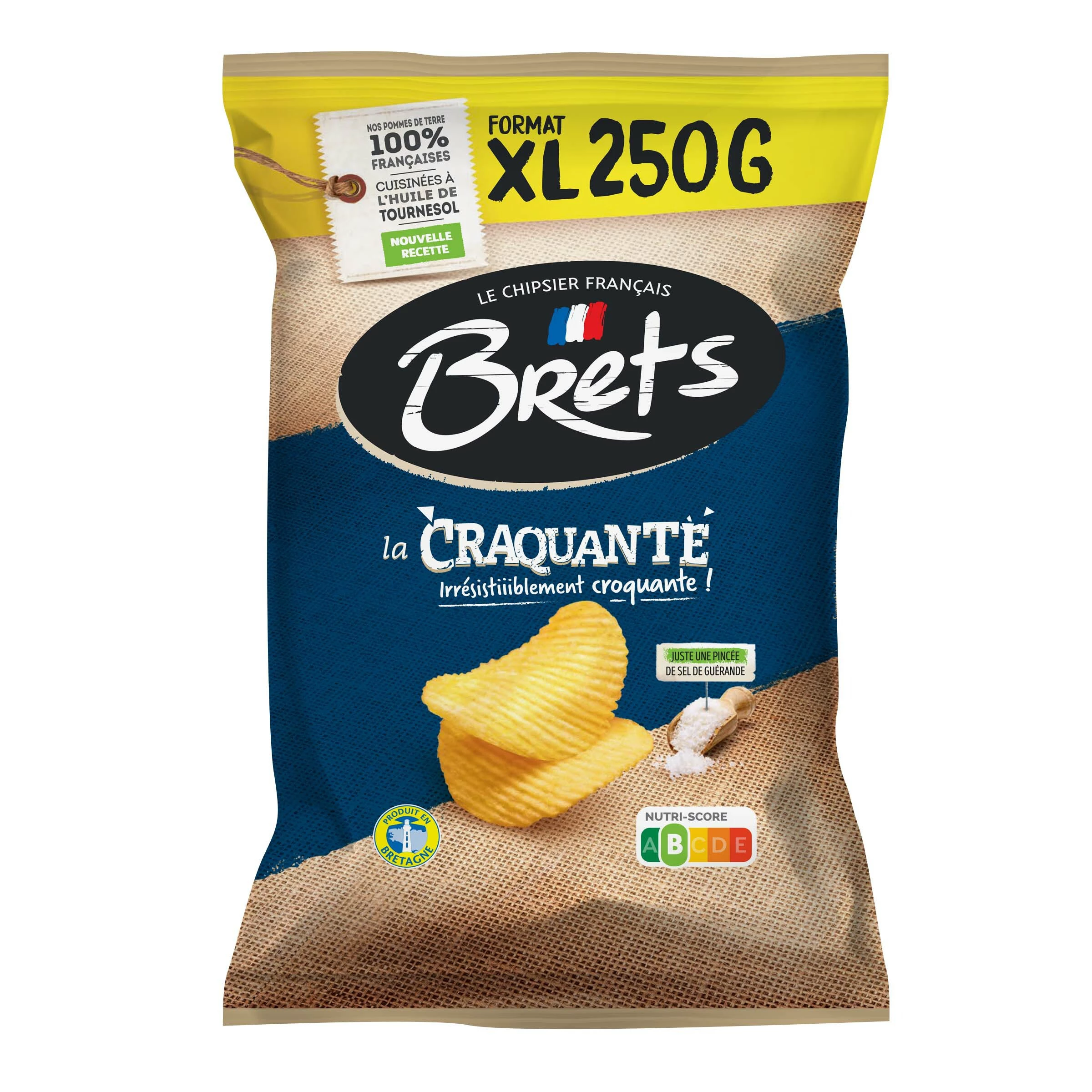 بريتس نات كرانشي متموج، 250 جرام -  BRET'S