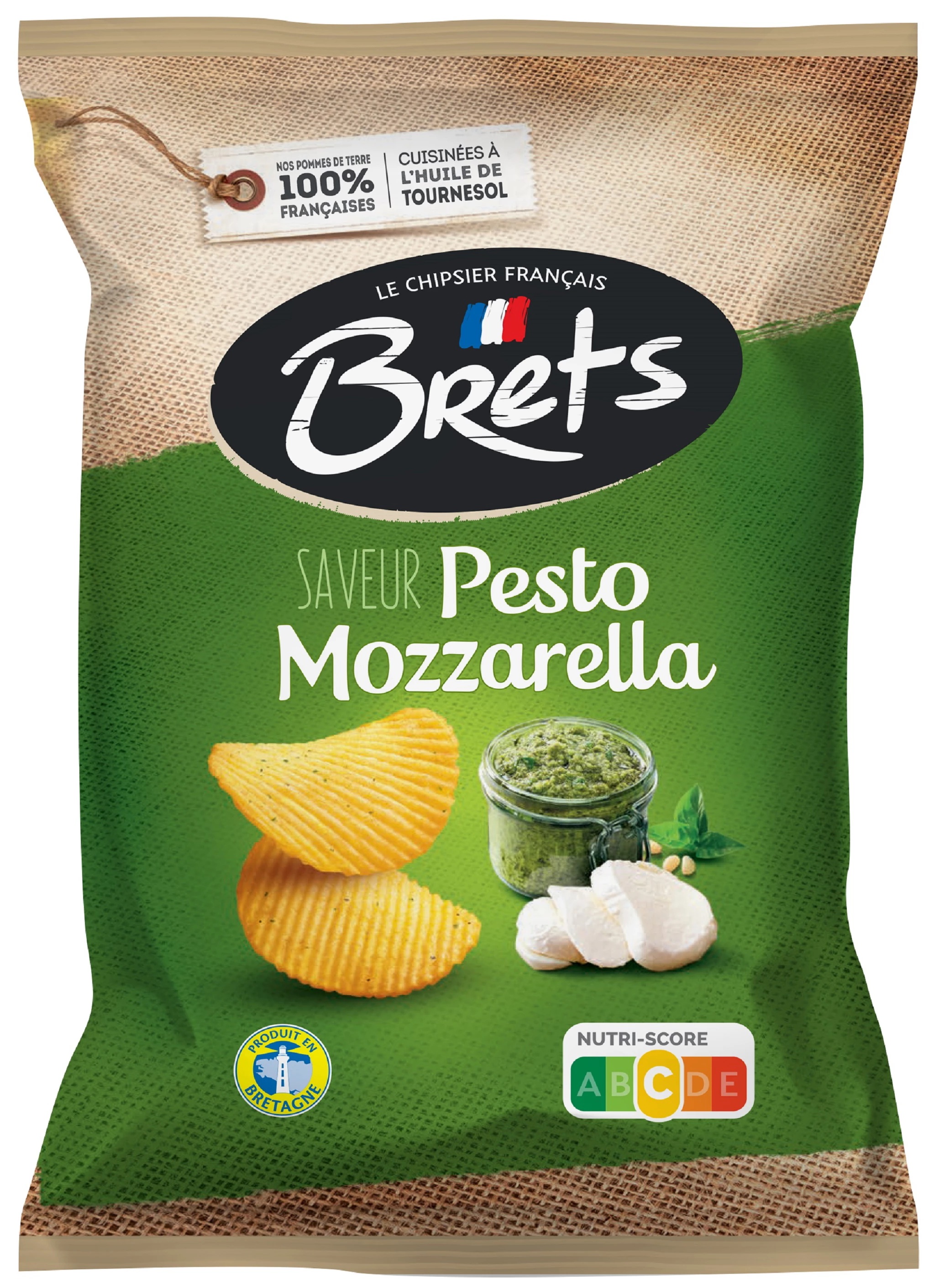 Chips Brets Pesto Mozza 125g