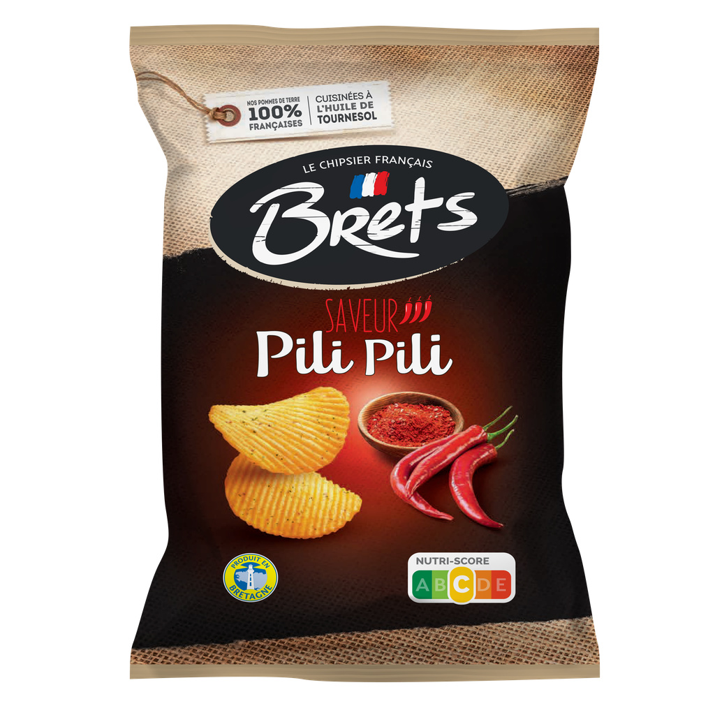 Chips de Pili Pili, 125g - BRET'S